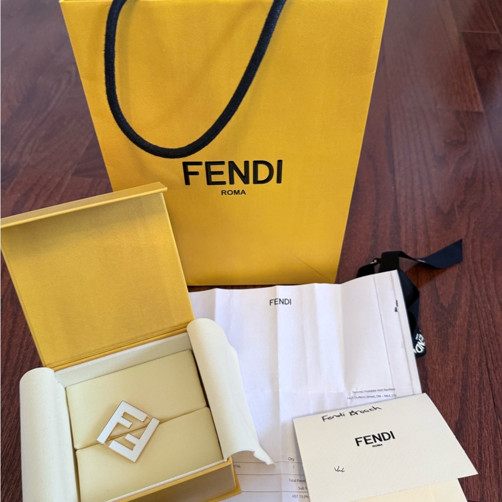 Fendi brooch